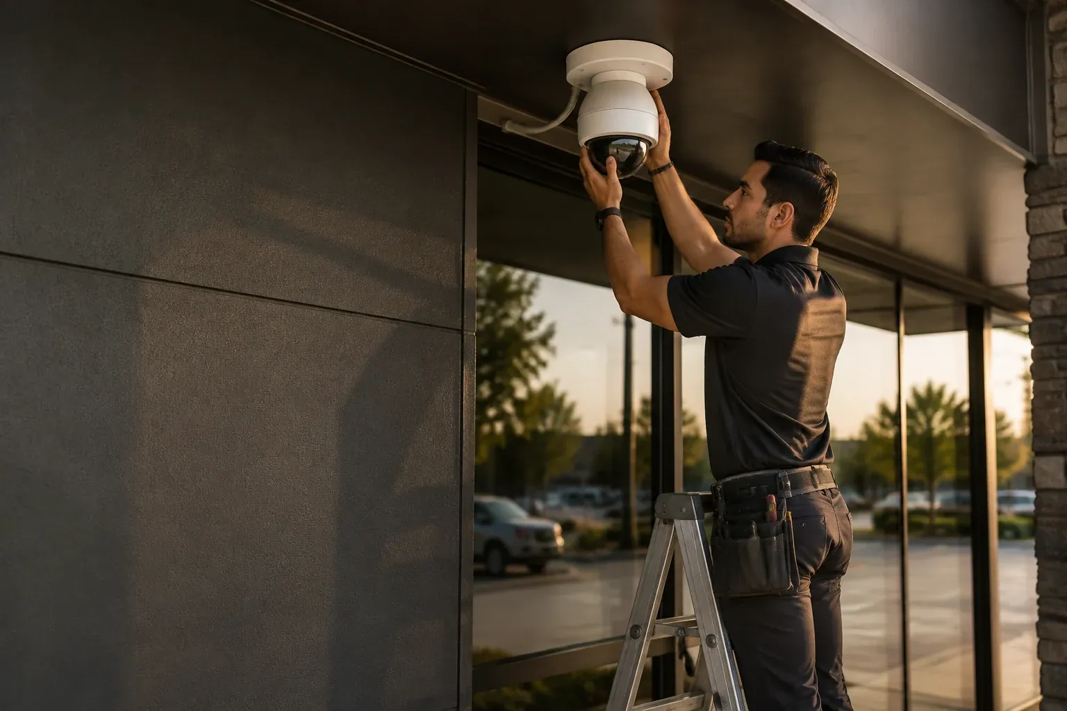 Commercial Security Camera Installation in Indianapolis by LED Indy