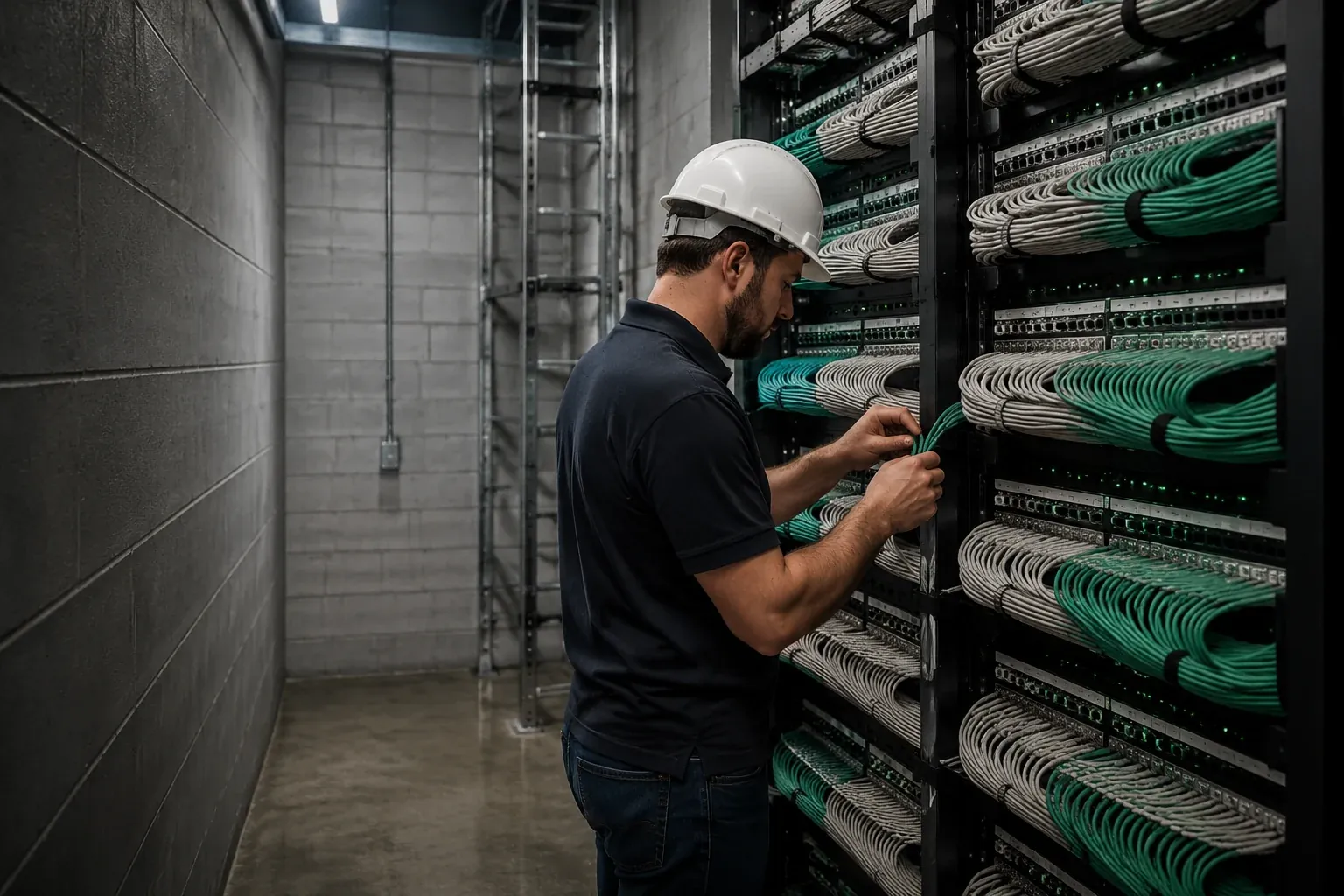 Structured Cabling and Cat6 Cabling Installation in Indianapolis by LED Indy
