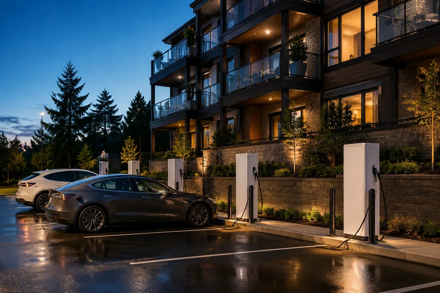 Apartment EV Charging in Indianapolis by LED Indy