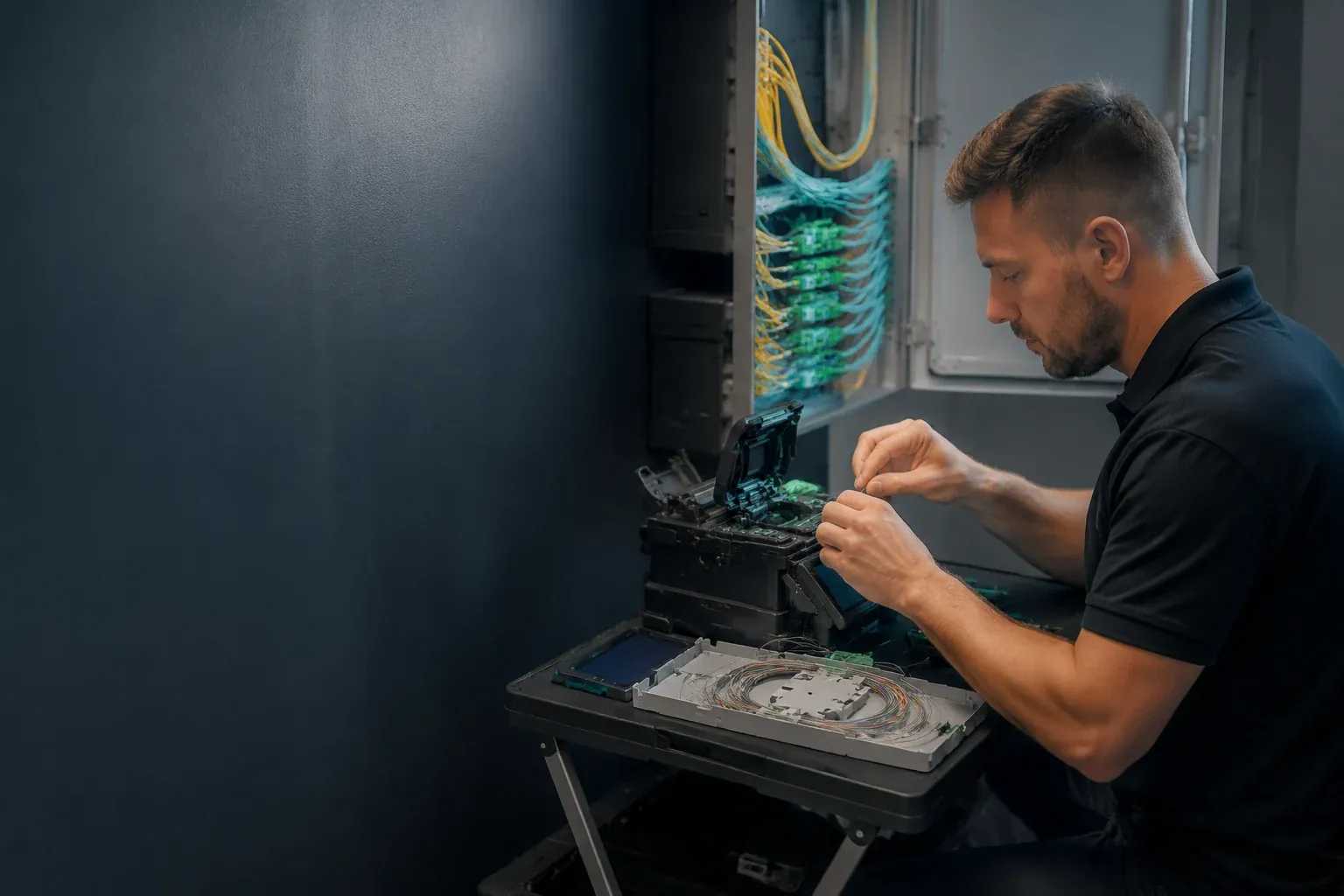 Fiber Optic Cabling in Indianapolis by LED Indy