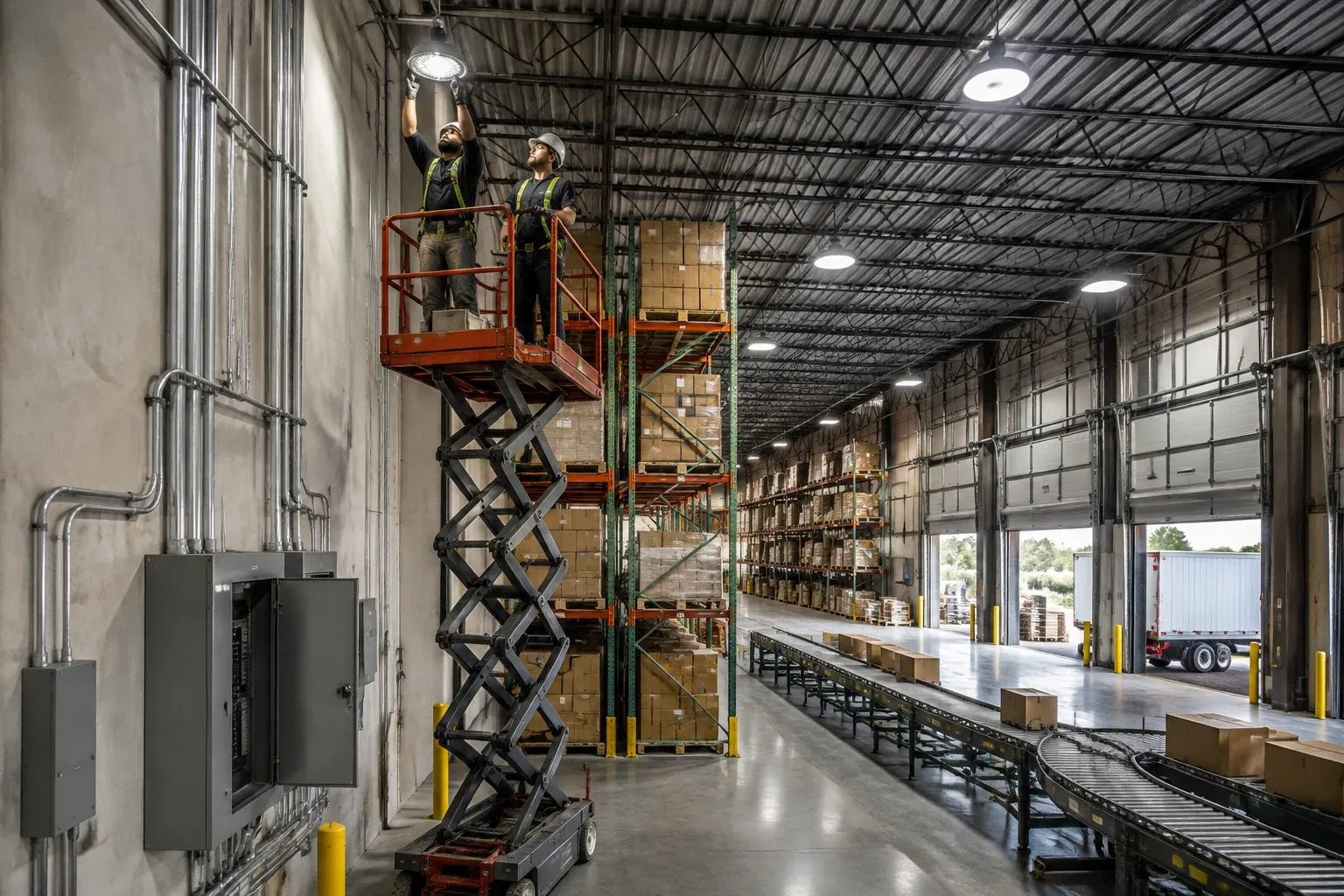 Warehouse Electrical Contractor in Indianapolis by LED Indy