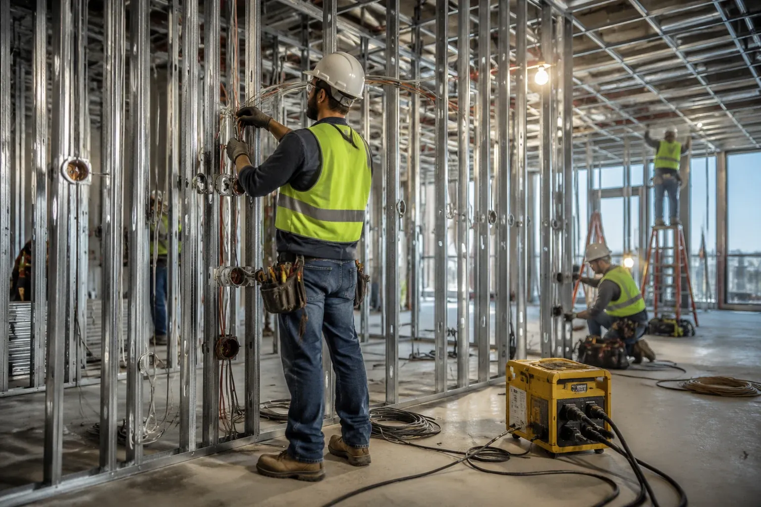 Tenant Improvement Electrical in Indianapolis for Commercial Build Outs by LED Indy