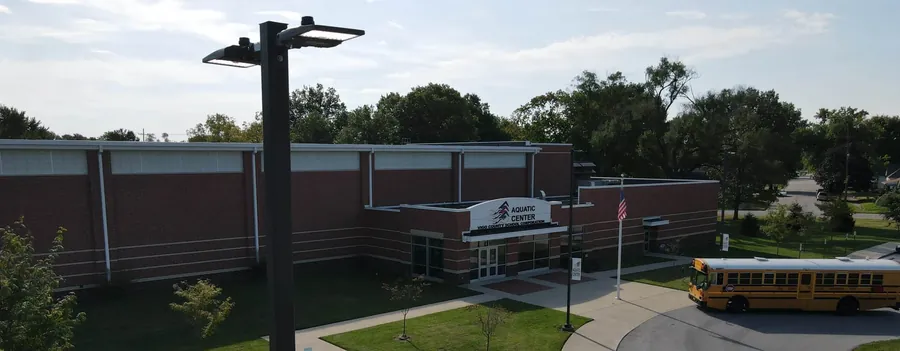 Vigo County Aquatic Center in Terre Haute, IN, an LED Indy project
